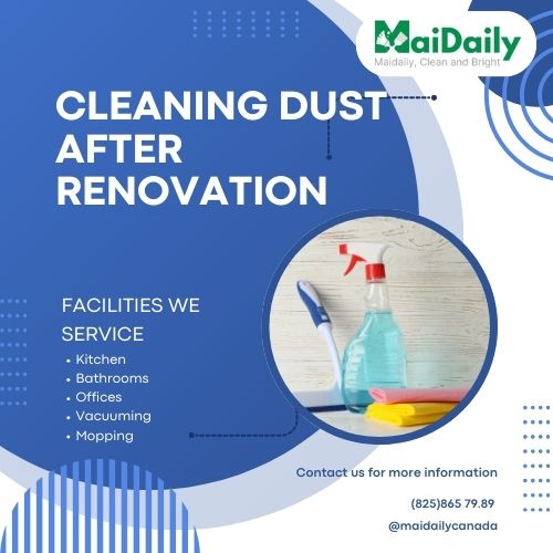 Cleaning dust after renovation