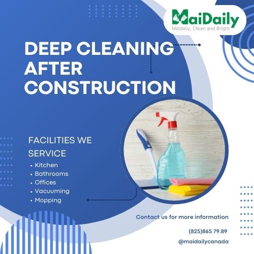 Deep cleaning after construction