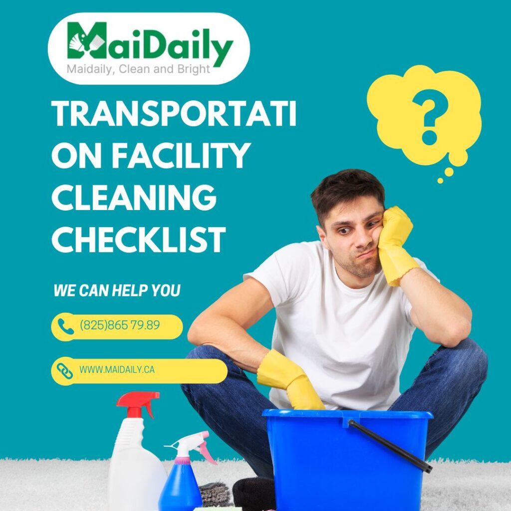 Transportation Facility Cleaning Checklist