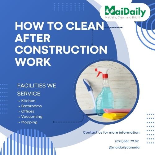 How to clean after construction work