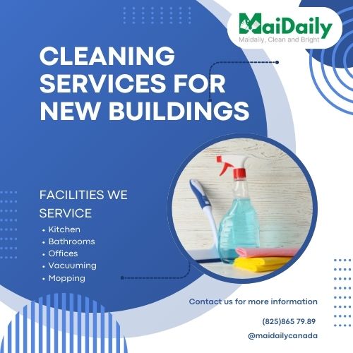 Cleaning services for new buildings