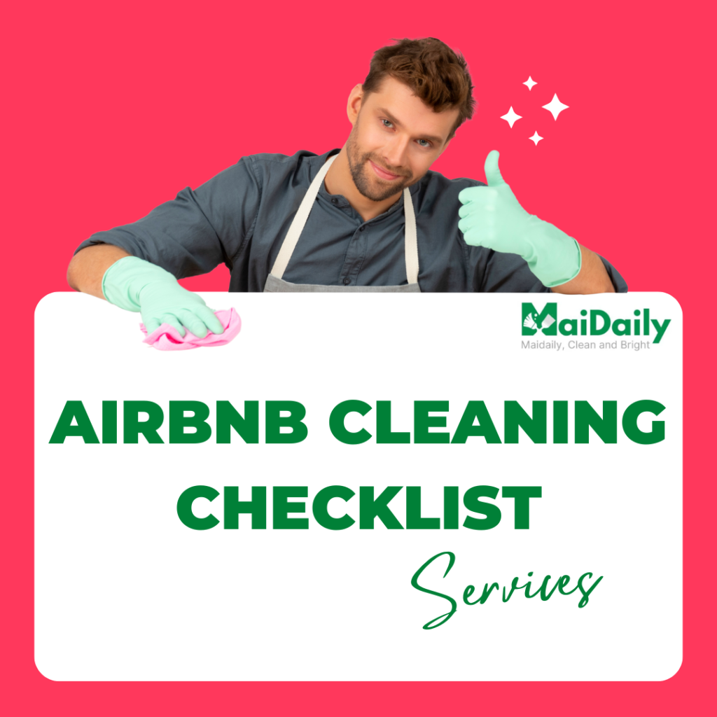 Airbnb cleaning checklist